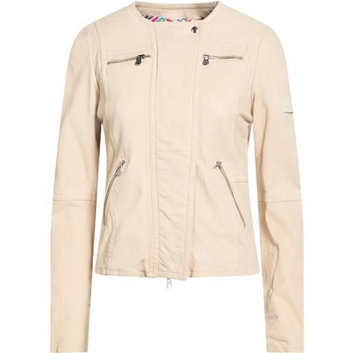 PEUTEREY - giacca biker - beige