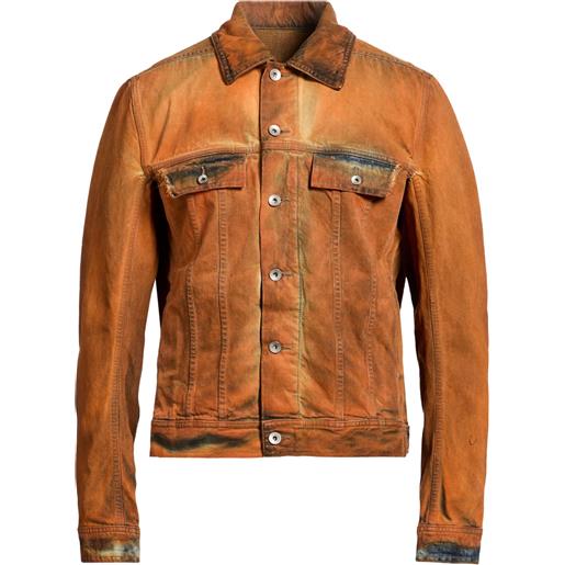 DRKSHDW by RICK OWENS - giubbotto jeans - arancione