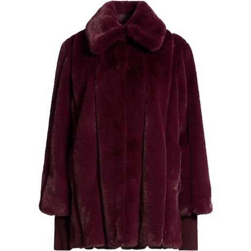 PATRIZIA PEPE - shearling e teddy - bordeaux