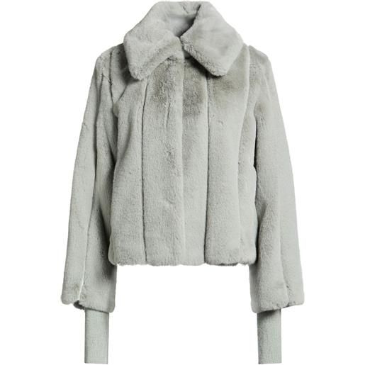 PATRIZIA PEPE - shearling e teddy - grigio
