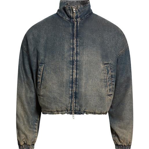 DIESEL - giubbotto jeans - blu