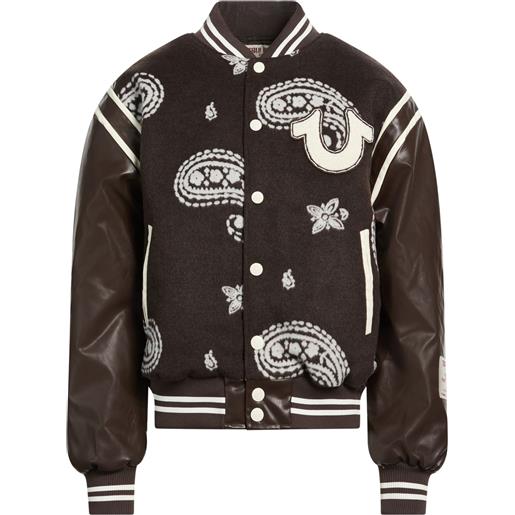 TRUE RELIGION - giubbotto - testa di moro