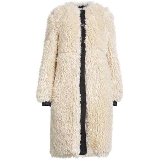 PATRIZIA PEPE - shearling e teddy - beige