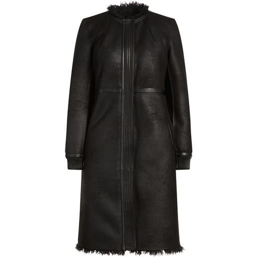 PATRIZIA PEPE - shearling e teddy - nero