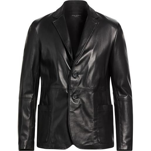 STREET LEATHERS - blazer - nero