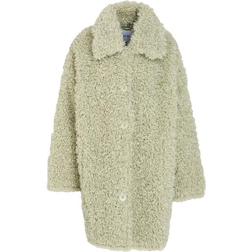 STAND STUDIO - shearling e teddy - verde salvia