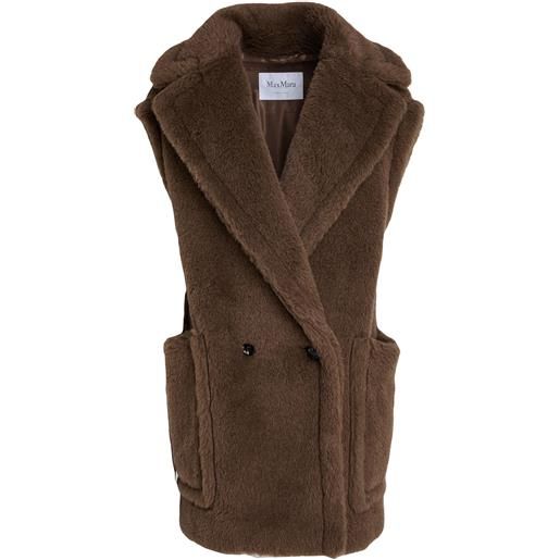 MAX MARA - shearling e teddy - marrone