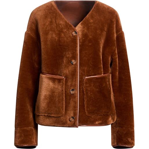 URBANCODE - shearling e teddy - cuoio