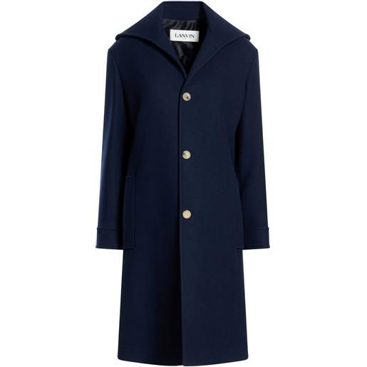 LANVIN - cappotto - blu notte