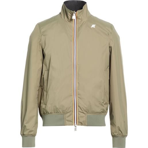 K-WAY - bomber - verde militare
