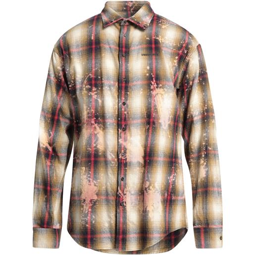 DSQUARED2 - camicia a quadri - verde militare