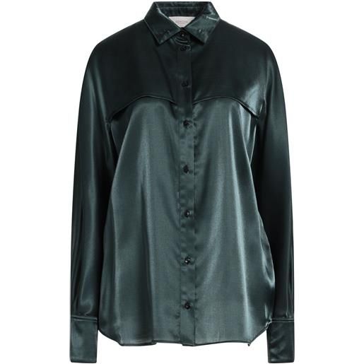 AGNONA - camicie e bluse tinta unita - verde scuro