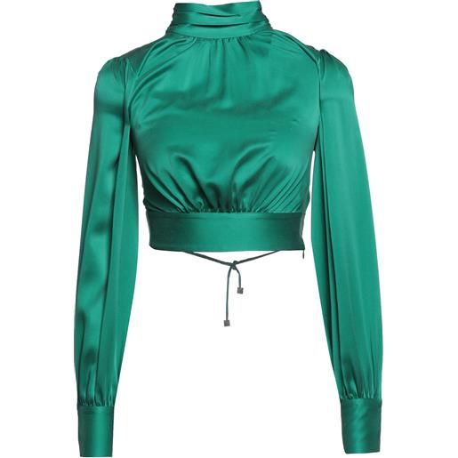 ELISABETTA FRANCHI - top - verde smeraldo