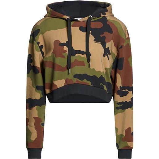 MOSCHINO - felpa - verde militare