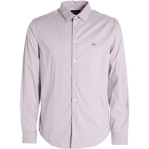 EMPORIO ARMANI - camicia slim fit - grigio