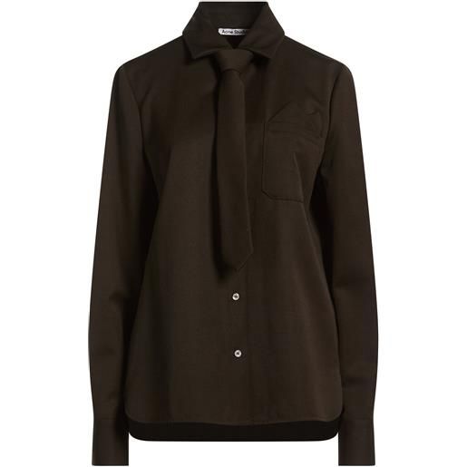 ACNE STUDIOS - camicie e bluse tinta unita - testa di moro