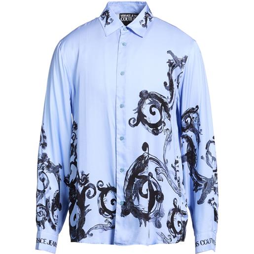 VERSACE JEANS COUTURE - camicia fantasia - azzurro