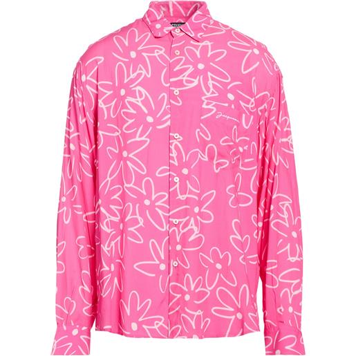 JACQUEMUS - camicia fantasia - fucsia