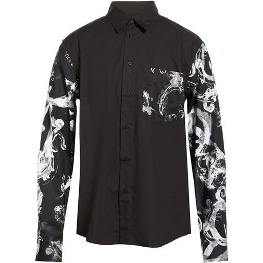 VERSACE JEANS COUTURE - camicia fantasia - nero