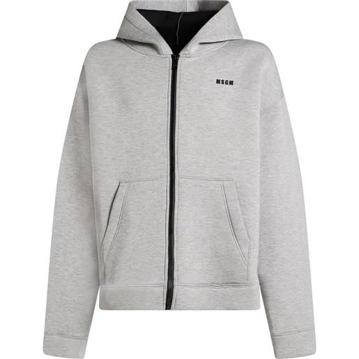 MSGM - felpa - grigio chiaro