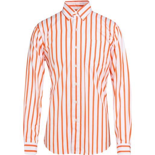 POLO RALPH LAUREN - camicia a righe - arancione