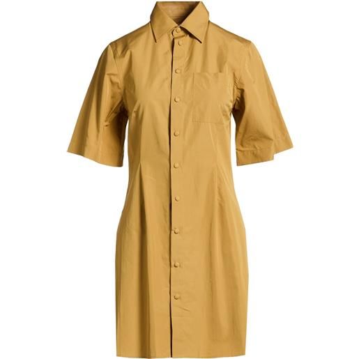 AMI ALEXANDRE MATTIUSSI - vestito chemisier - senape