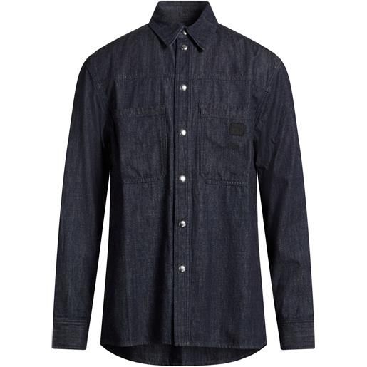 MAISON KITSUNÉ - camicia di jeans - blu