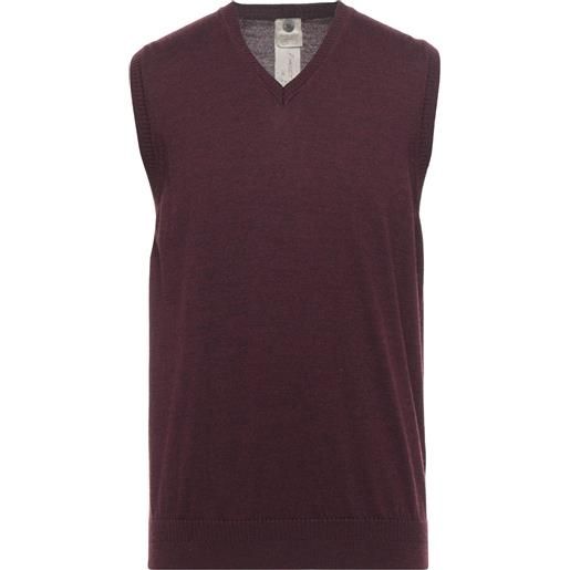 H953 - maglia gilet - bordeaux
