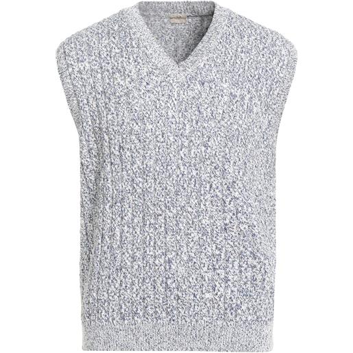 MASSIMO ALBA - maglia gilet - blu