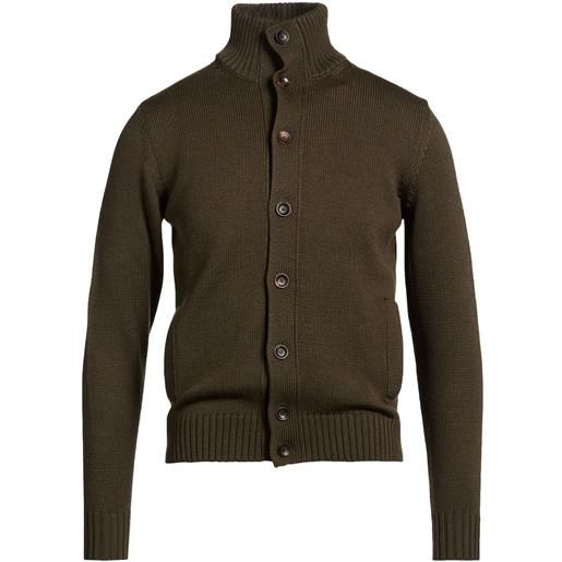 ZANONE - cardigan - verde militare