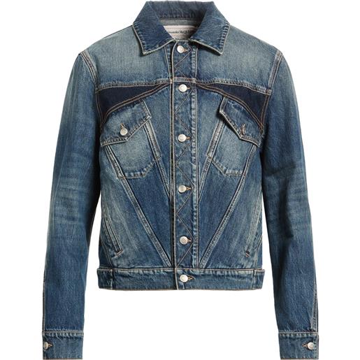 MCQUEEN - giubbotto jeans - blu