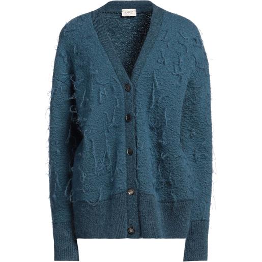 MRZ - cardigan - verde petrolio
