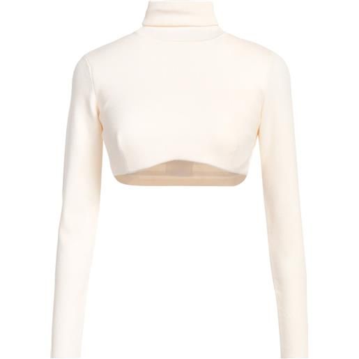 ELISABETTA FRANCHI - dolcevita - panna
