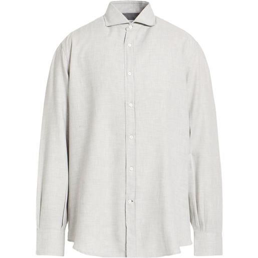 BRUNELLO CUCINELLI - camicia regular fit - grigio chiaro