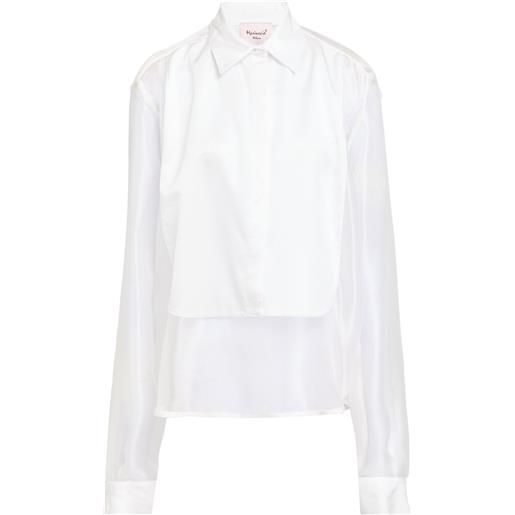 MARIUCCIA - camicie e bluse tinta unita - bianco