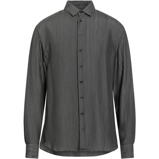 GIORGIO ARMANI - camicia regular fit - verde militare