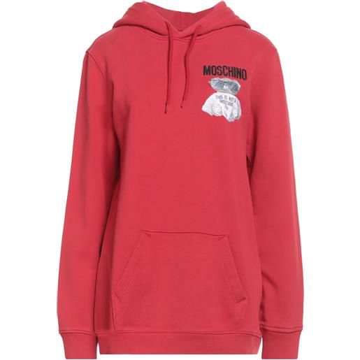 MOSCHINO - felpa - rosso