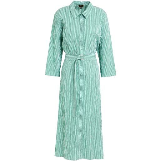 CLAUS TYLER - vestito chemisier - verde smeraldo