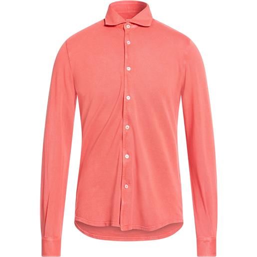 FEDELI - camicia slim fit - arancione