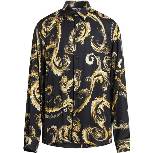 VERSACE JEANS COUTURE - camicia fantasia - nero