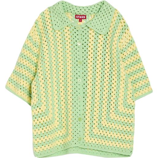 STAUD - camicia - giallo