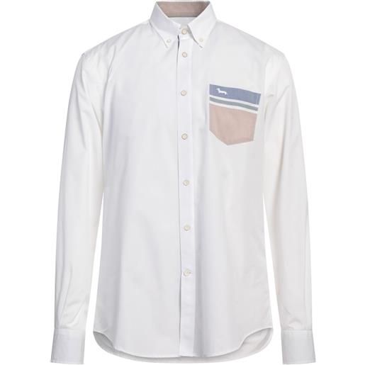 HARMONT & BLAINE - camicia regular fit - bianco