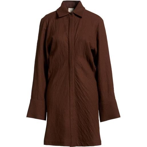 ALYSI - vestito chemisier - marrone
