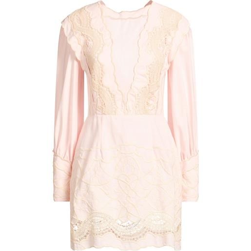 ALBERTA FERRETTI - vestito corto - rosa chiaro