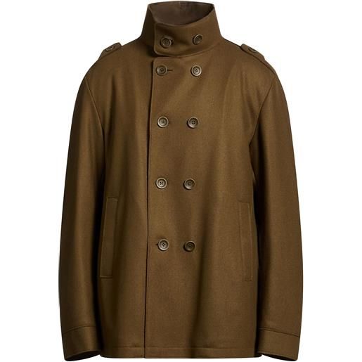 HERNO - caban e doppio petto - verde militare
