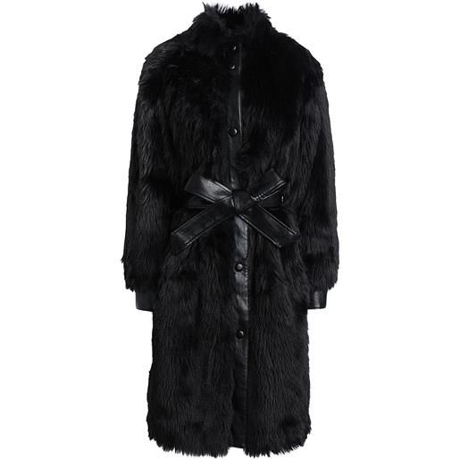 TWINSET - shearling e teddy - nero