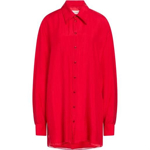 LEMAIRE - vestito chemisier - rosso