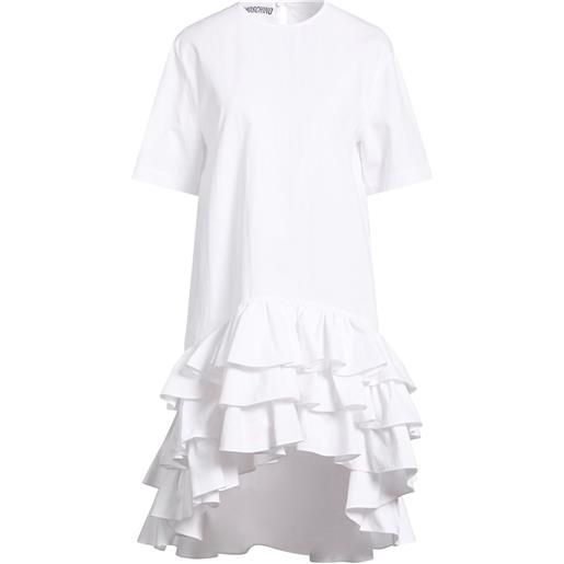 MOSCHINO - vestito corto - bianco