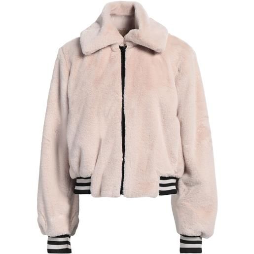 EUROPEAN CULTURE - shearling e teddy - avorio