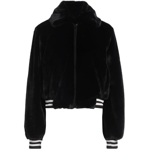 EUROPEAN CULTURE - shearling e teddy - nero